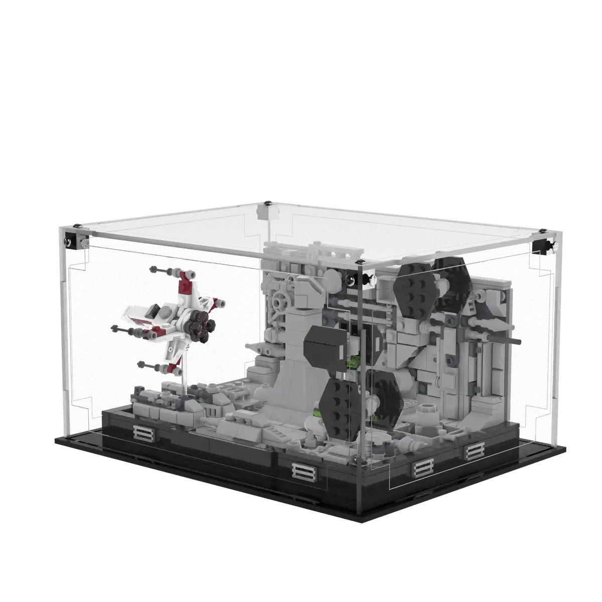 Display Case For LEGO® Star Wars™ Death Star™ Trench Run Diorama 75329