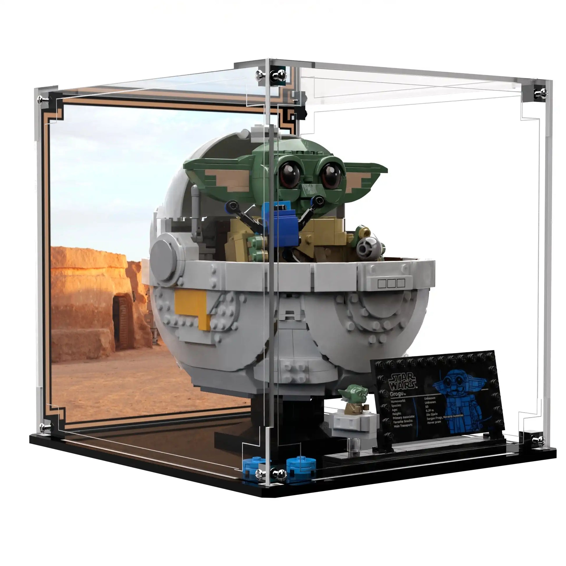 Display Case For LEGO® Star Wars Grogu™ with Hover Pram 75403