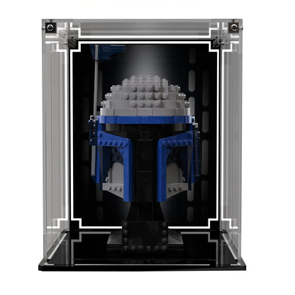Display Case For LEGO Star Wars Jango Fett Helmet 75408