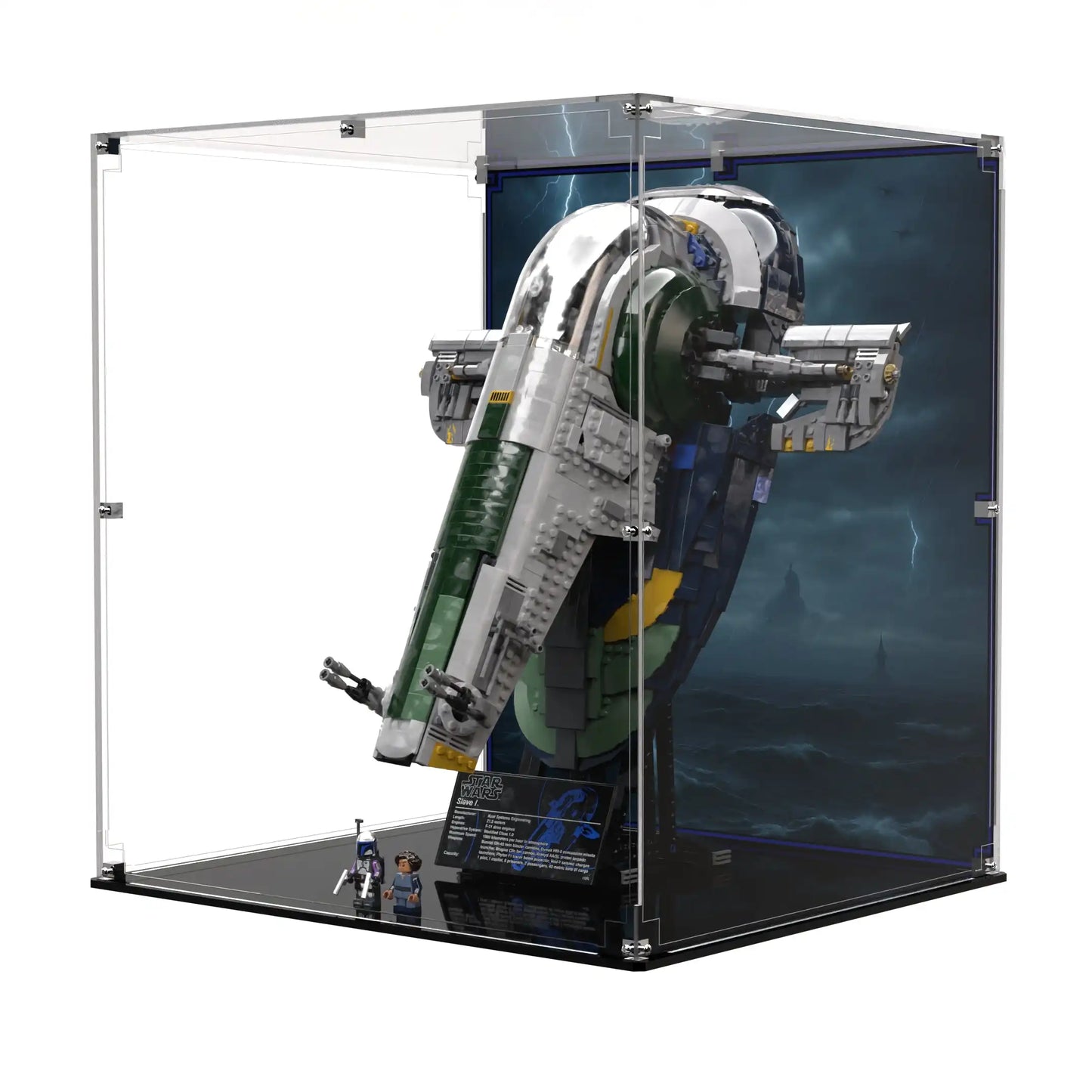 Display Case For LEGO® Star Wars Jango Fett's Firespray-Class Starship 75409