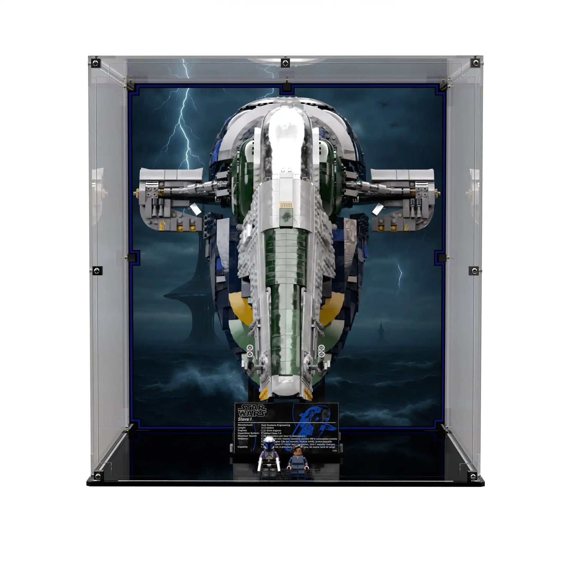 Display Case For LEGO® Star Wars Jango Fett's Firespray-Class Starship 75409
