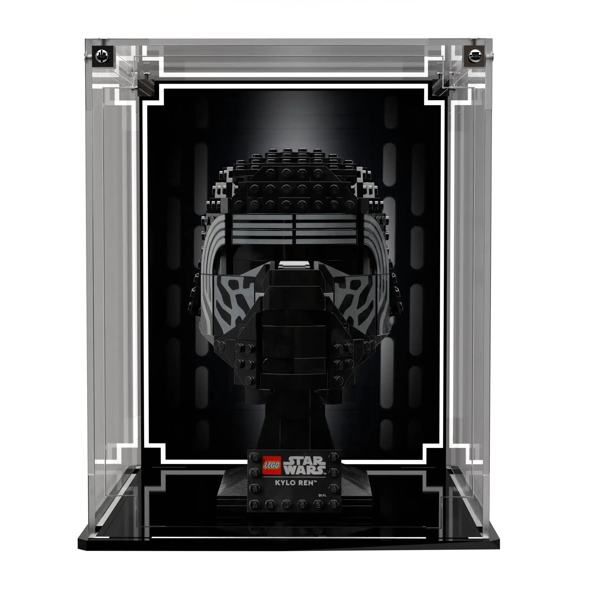 Display Case For LEGO Star Wars Kylo Ren Helmet 75415