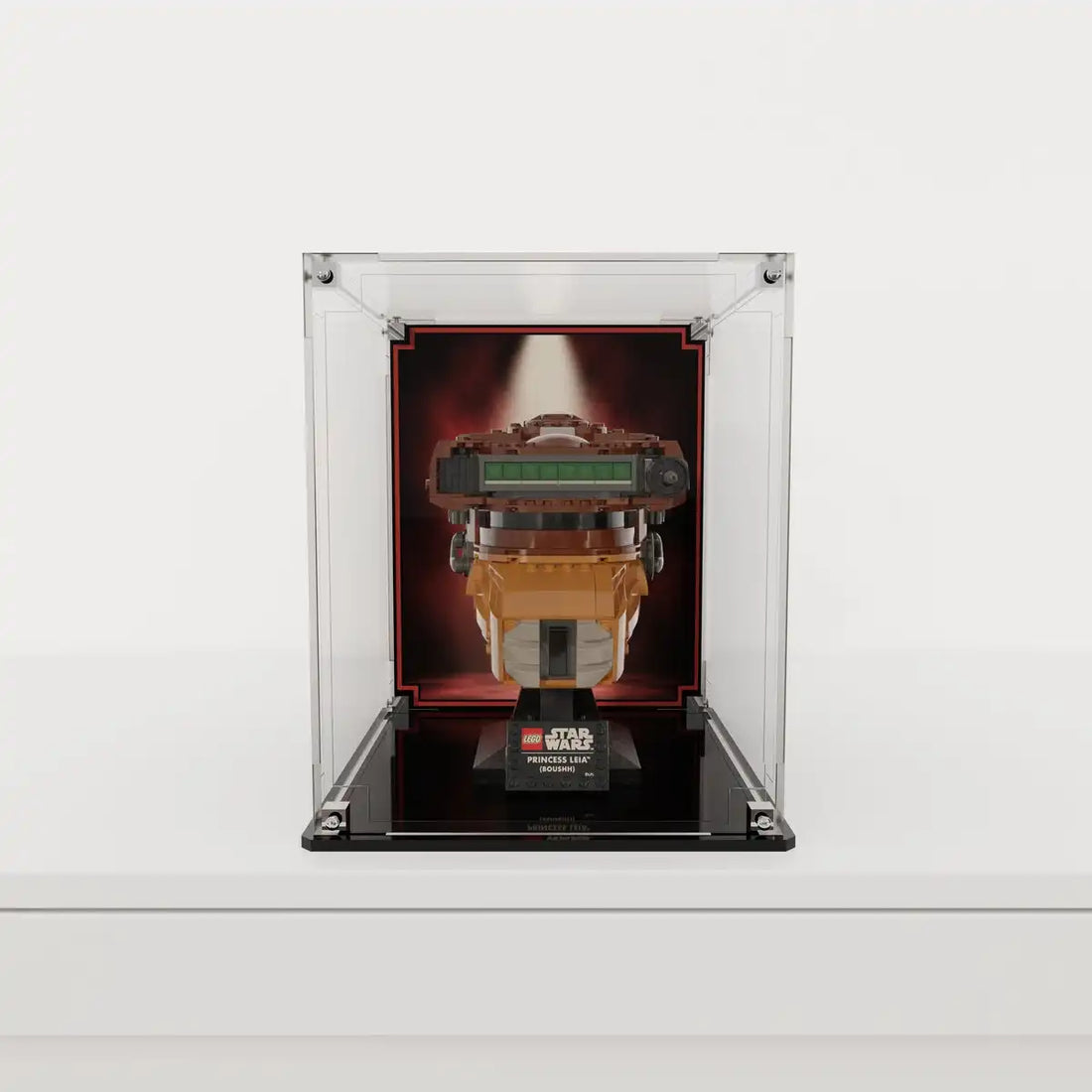 Display Case For LEGO® Star Wars™ Princess Leia™ (Boushh™) Helmet 75351