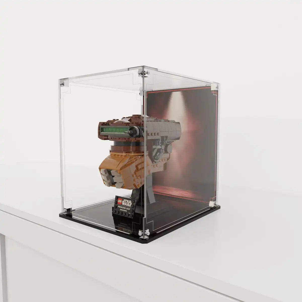 Display Case For LEGO® Star Wars™ Princess Leia™ (Boushh™) Helmet 75351