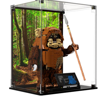 Display Case For LEGO Star Wars Wicket the Ewok 75430