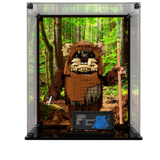 Display Case For LEGO Star Wars Wicket the Ewok 75430
