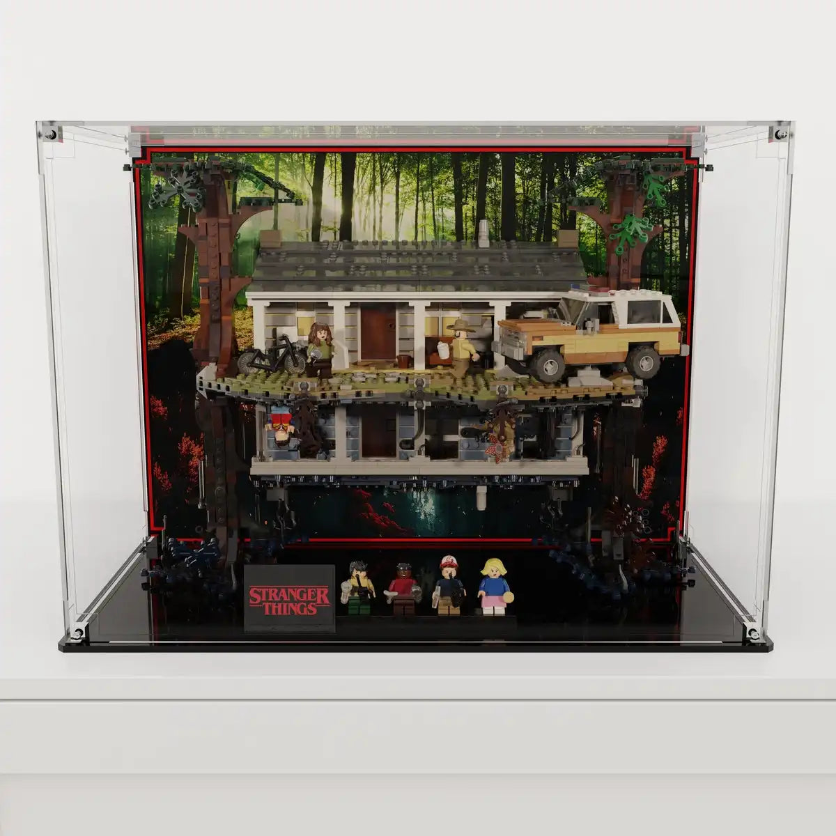 Display Case For LEGO The Upside Down (75810)