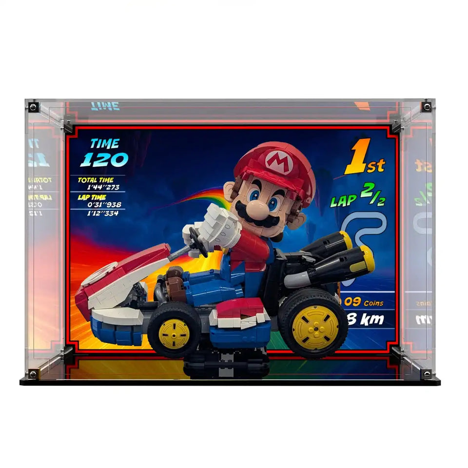 Display Case For LEGO® Super Mario Mario & Standard Kart 72037