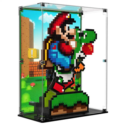 Display Case For LEGO® Super Mario™ Super Mario World™: Mario & Yoshi 71438