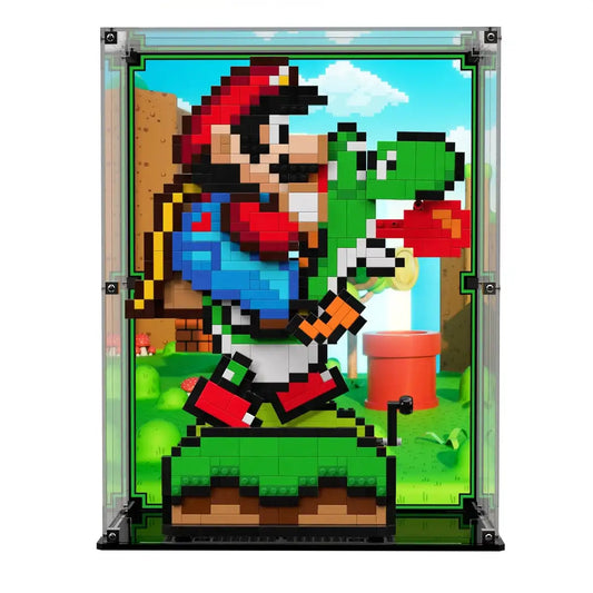 Display Case For LEGO® Super Mario™ Super Mario World™: Mario & Yoshi 71438