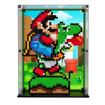 Display Case For LEGO® Super Mario™ Super Mario World™: Mario & Yoshi 71438