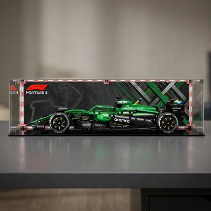 Display Case For LEGO Technics Aston Martin Aramco Amr25 F1 Car 42240