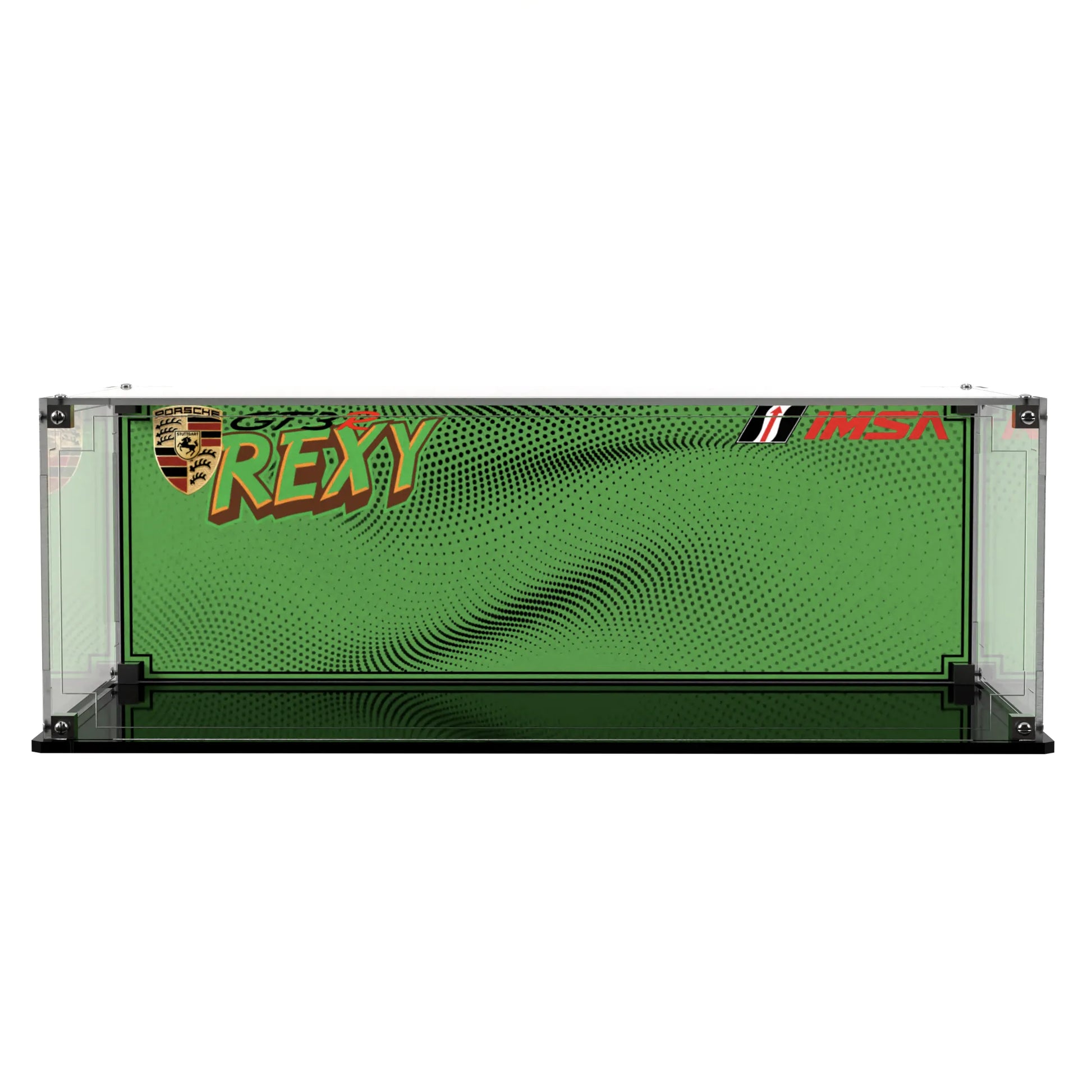 Display Case For LEGO Technics Porsche 911 Gt3 R Rexy Ao Racing Car 42224