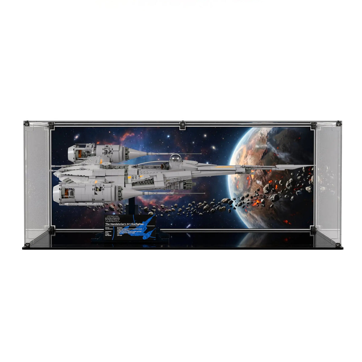 Display Case For LEGO The Mandalorian's N-1 Starfighter 75442