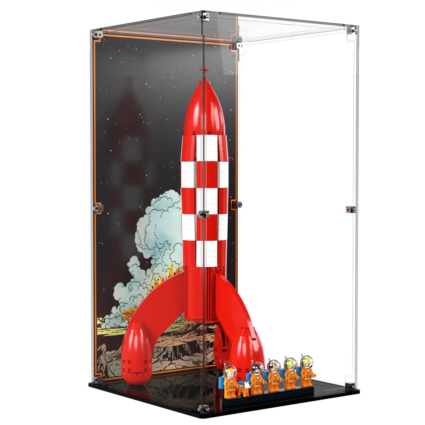 Display Case For LEGO Tintin Moon Rocket 21367