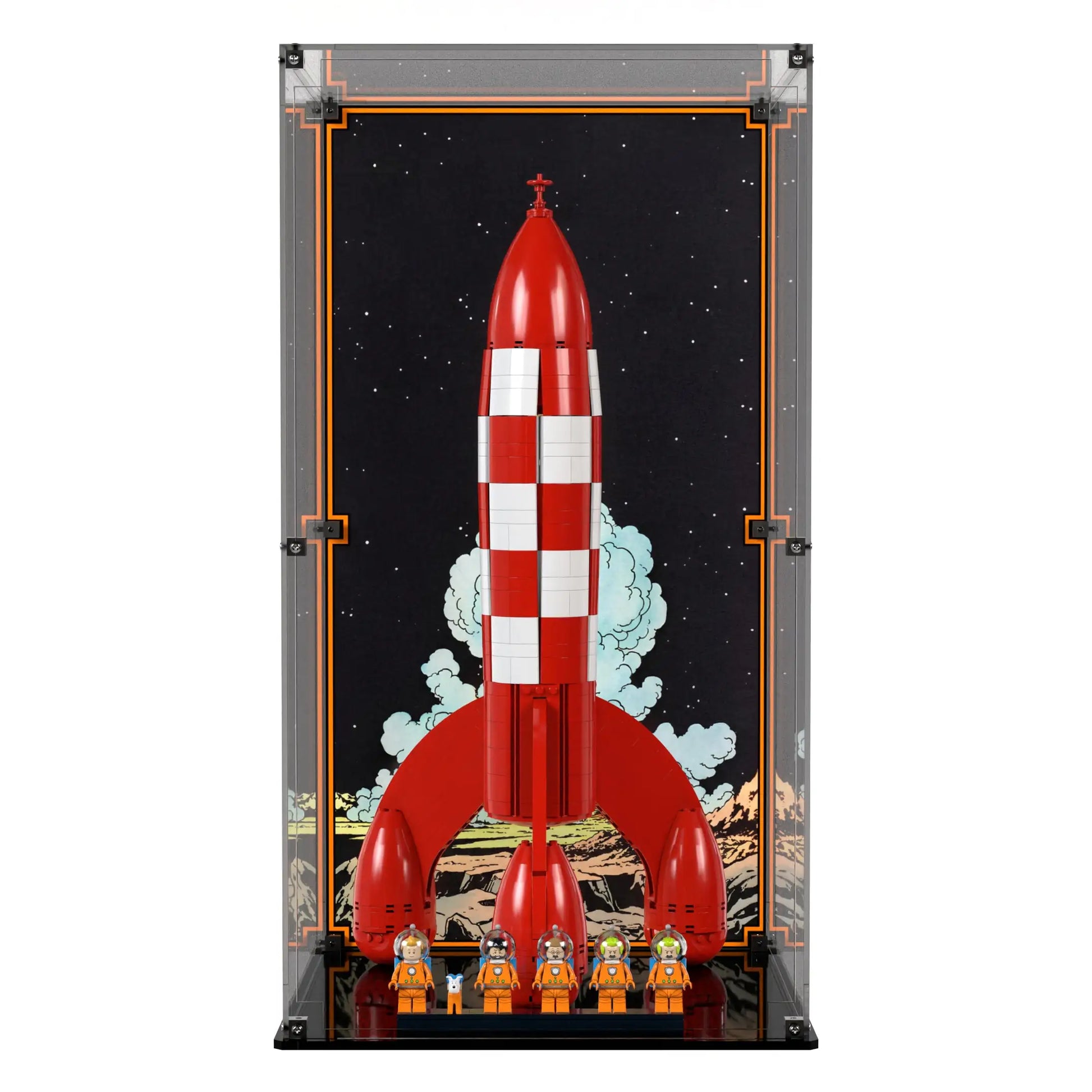 Display Case For LEGO Tintin Moon Rocket 21367