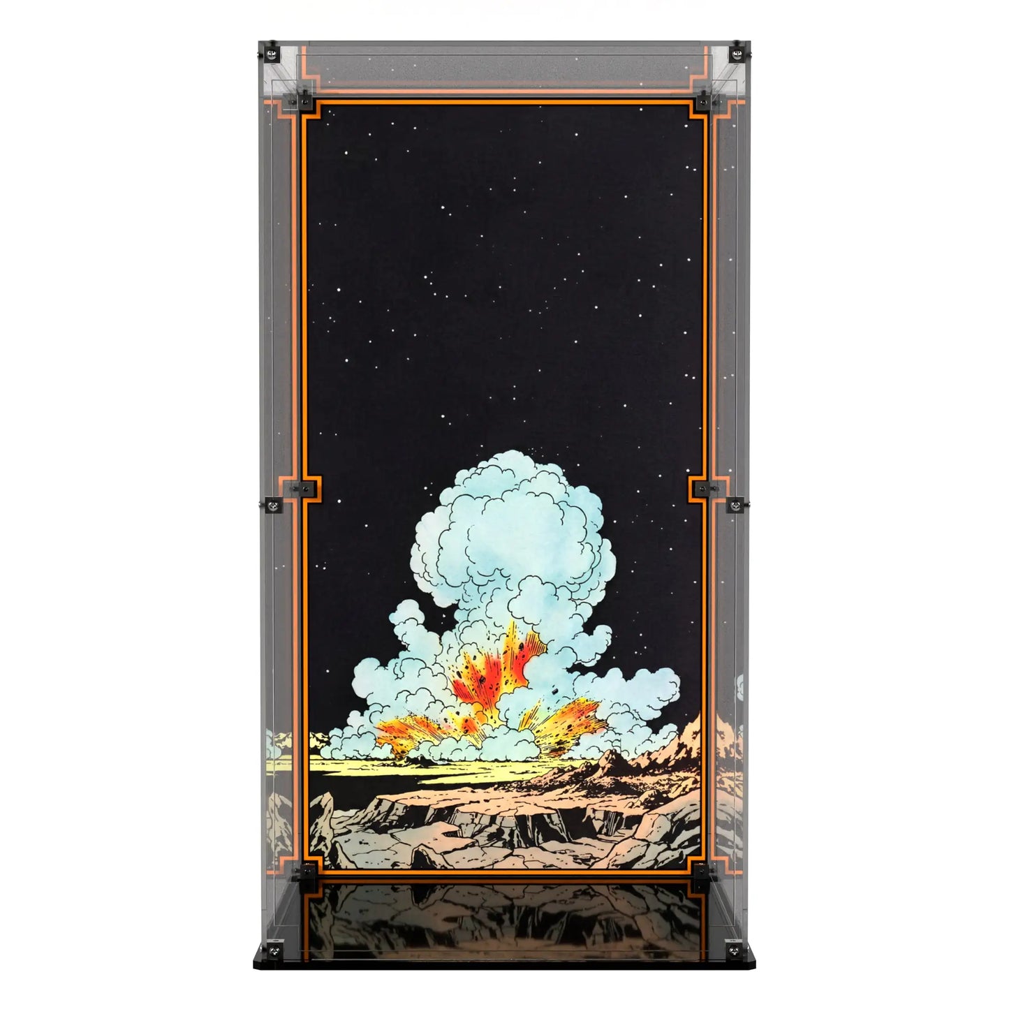 Display Case For LEGO Tintin Moon Rocket 21367