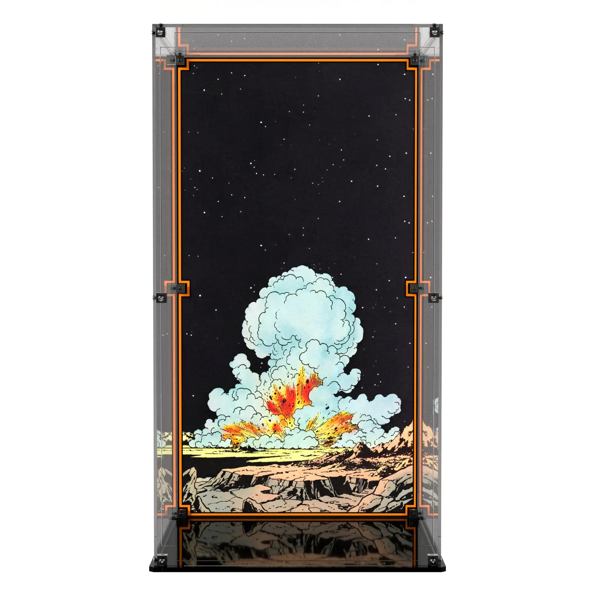 Display Case For LEGO Tintin Moon Rocket 21367