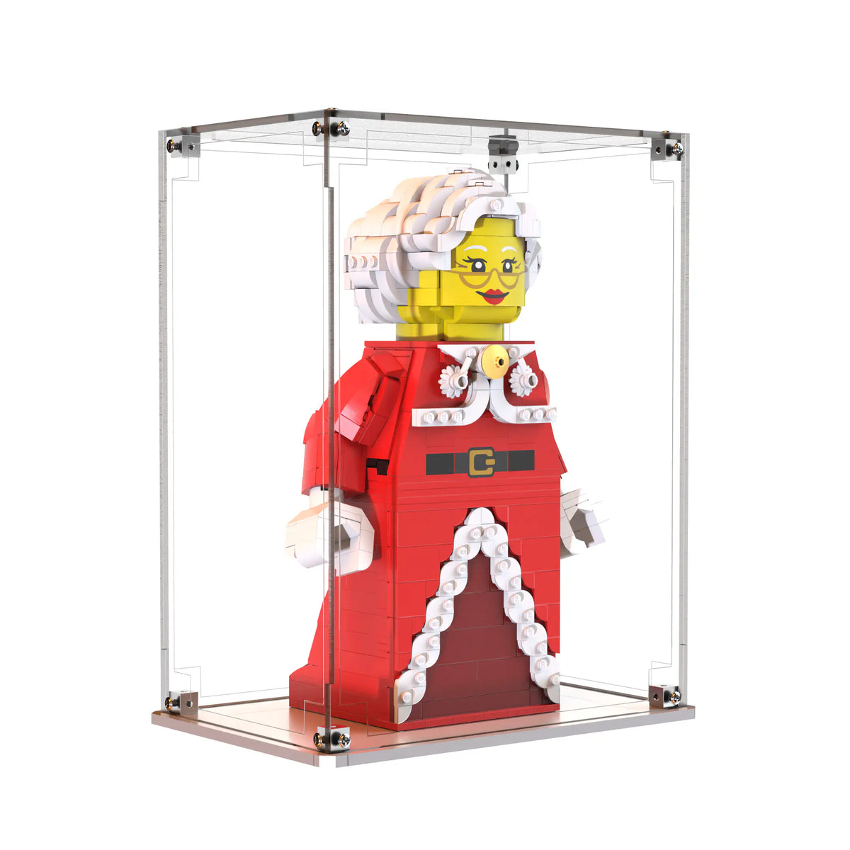 Display Case For LEGO Up-scaled Mrs. Claus Minifigure 40875