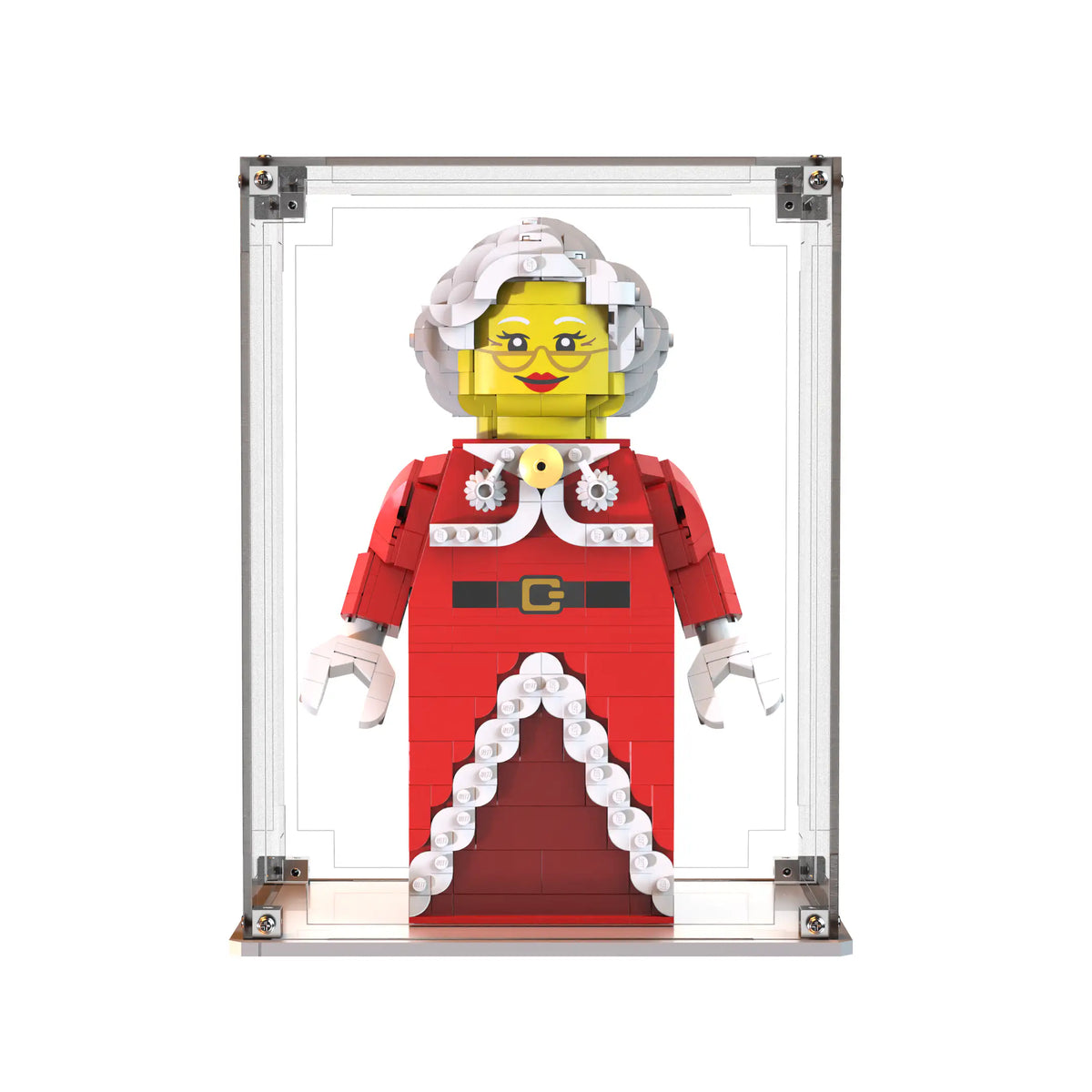 Display Case For LEGO Up-scaled Mrs. Claus Minifigure 40875