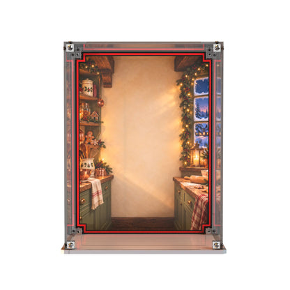 Display Case For LEGO Up-scaled Mrs. Claus Minifigure 40875