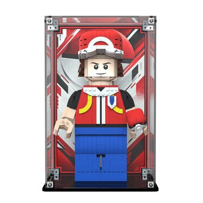 Display Case For LEGO Up-scaled Red Minifigure 40868