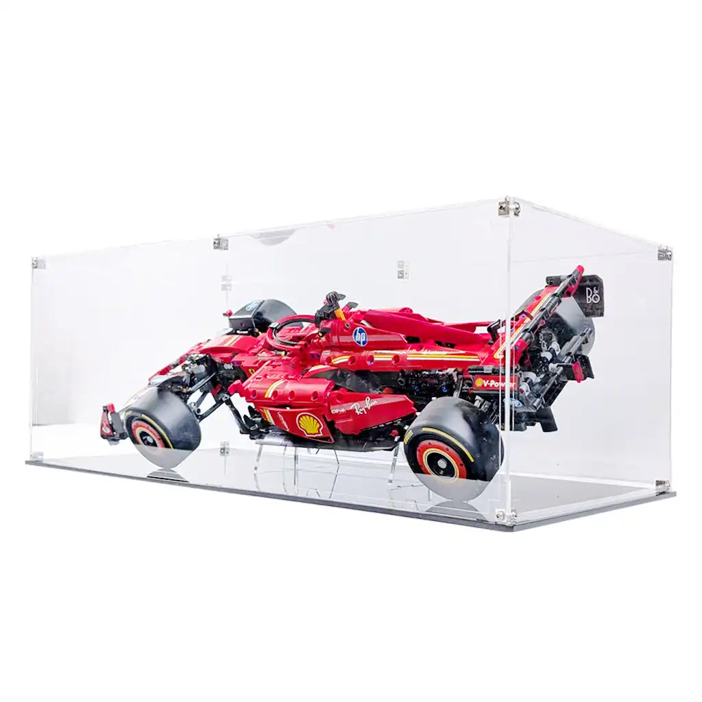 Display Case and Stand For LEGO Ferrari SF-24 F1 Car 42207