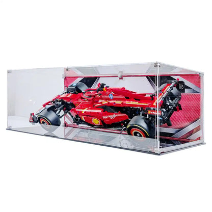 Display Case and Stand For LEGO Ferrari SF-24 F1 Car 42207