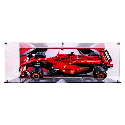 Display Case and Stand For LEGO Ferrari SF-24 F1 Car 42207