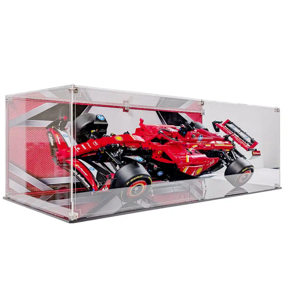 Display Case and Stand For LEGO® Technic Ferrari SF-24 F1 Car 42207