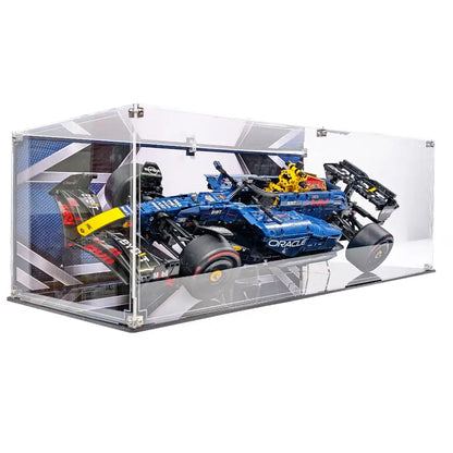Display Case and Stand For LEGO® Technic Oracle Red Bull Racing RB20 F1 Car 42206