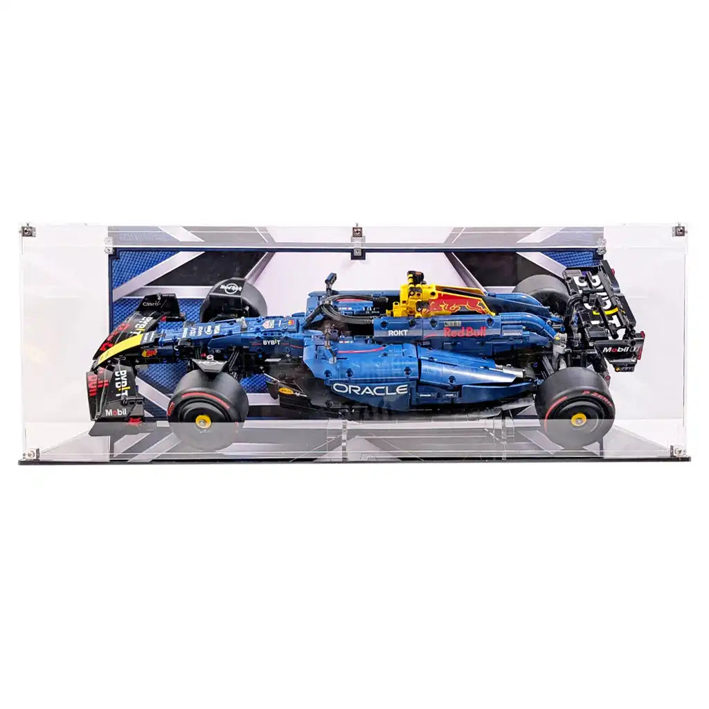 Display Case and Stand For LEGO® Technic Oracle Red Bull Racing RB20 F1 Car 42206