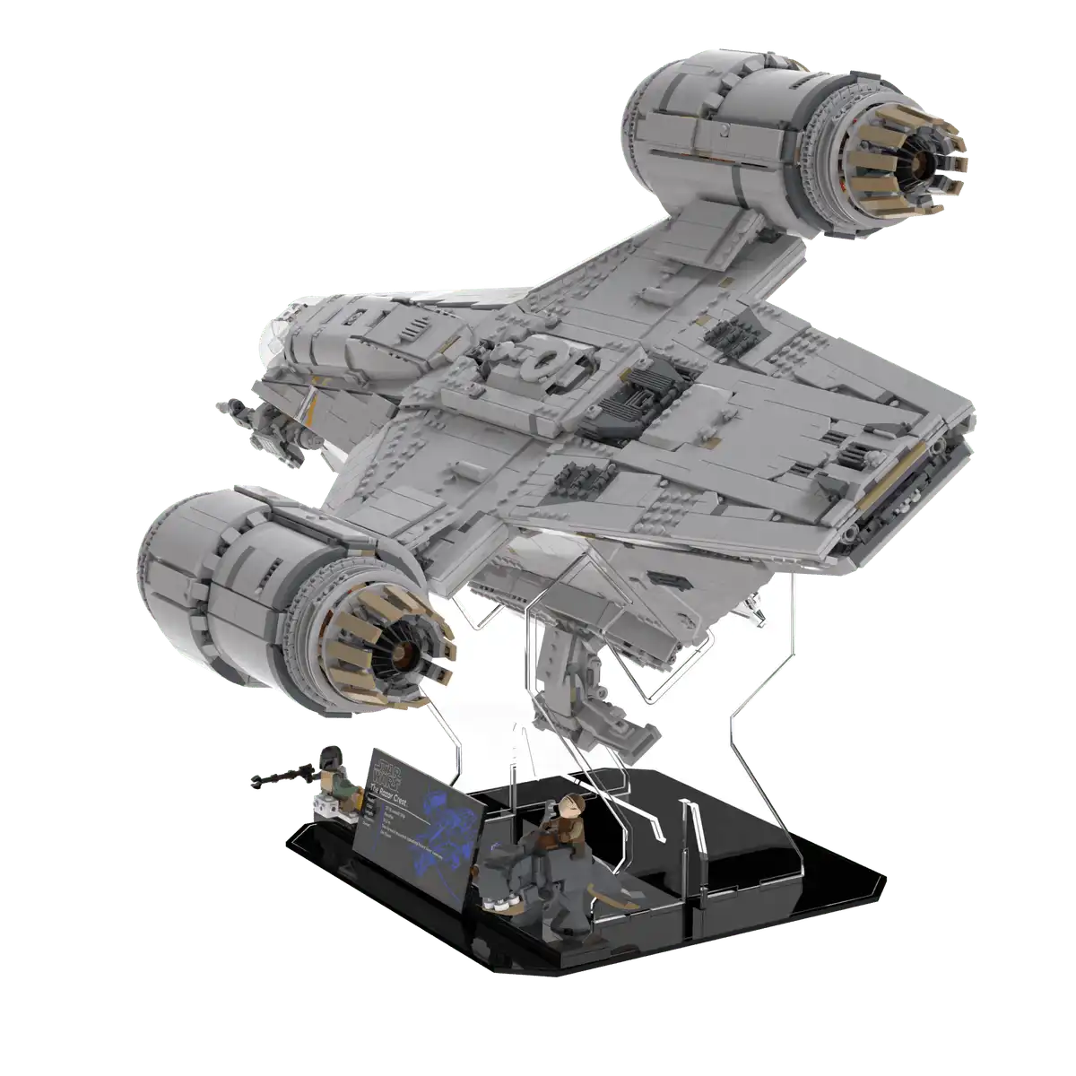 Display Stand for LEGO® Star Wars™ The Razor Crest™ 75331