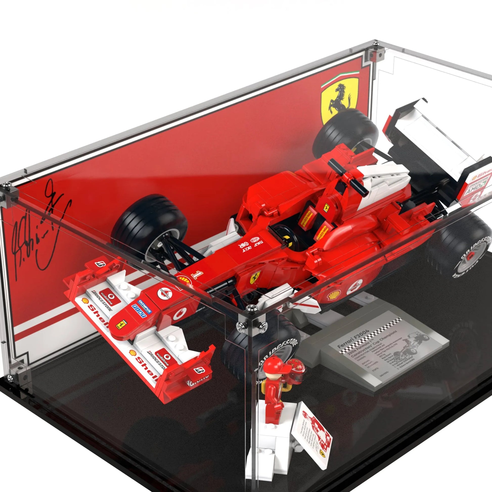 LEGO Ferrari F2004 & Michael Schumacher 11375 Display Case
