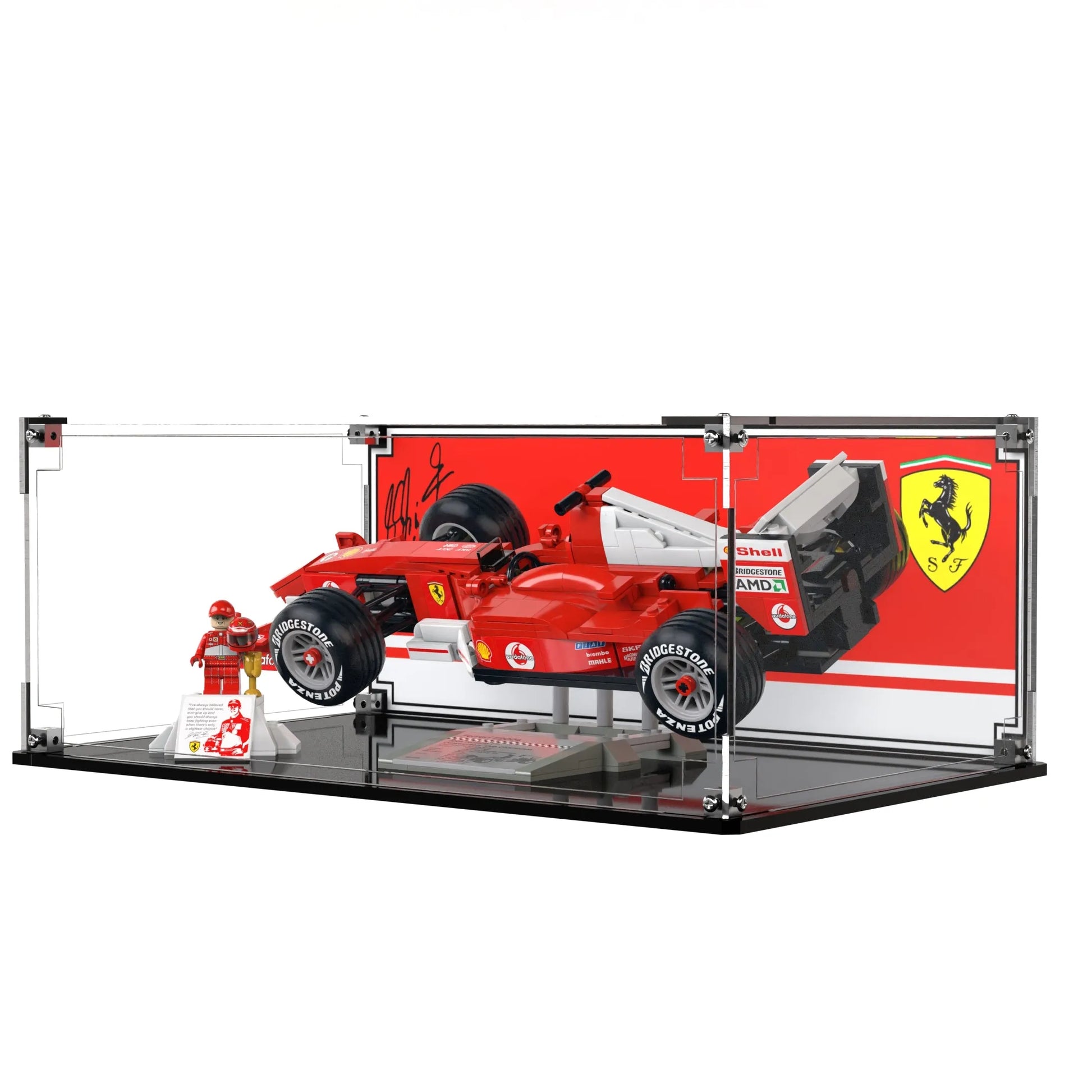 LEGO Ferrari F2004 & Michael Schumacher 11375 Display Case
