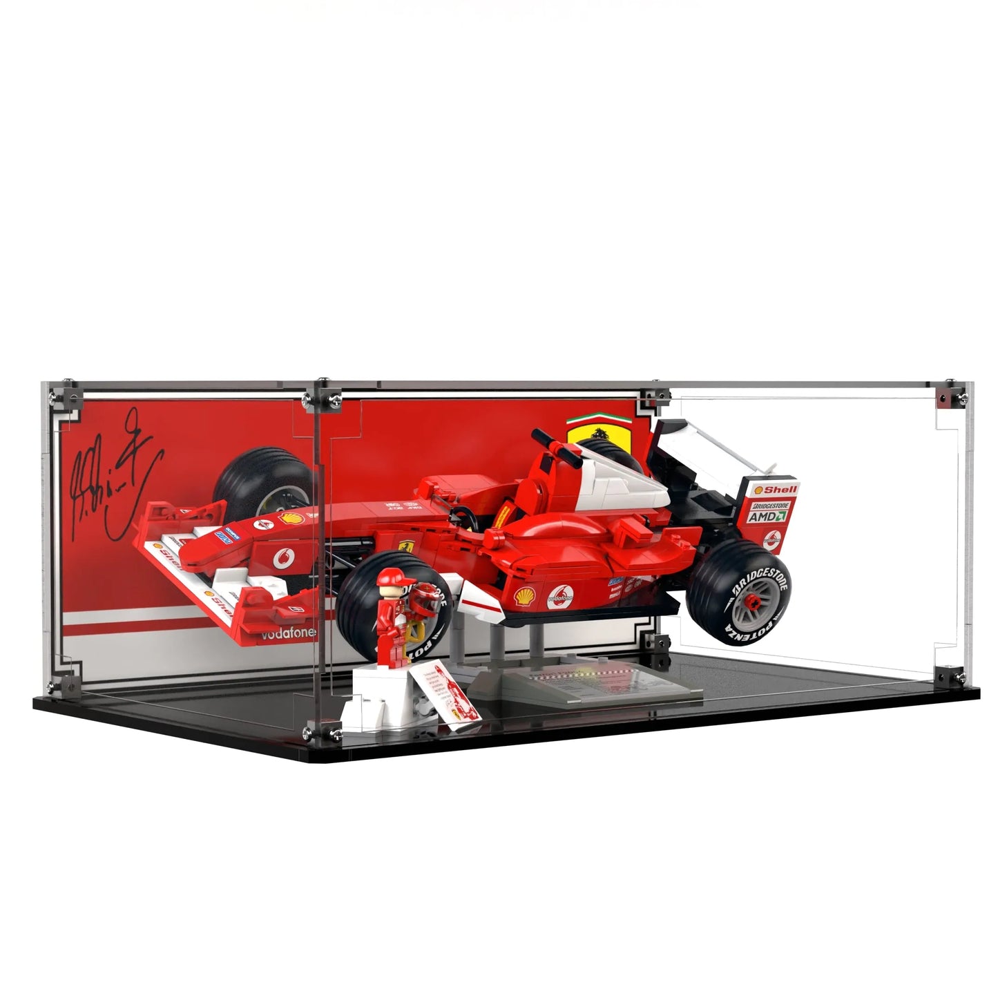LEGO Ferrari F2004 & Michael Schumacher 11375 Display Case