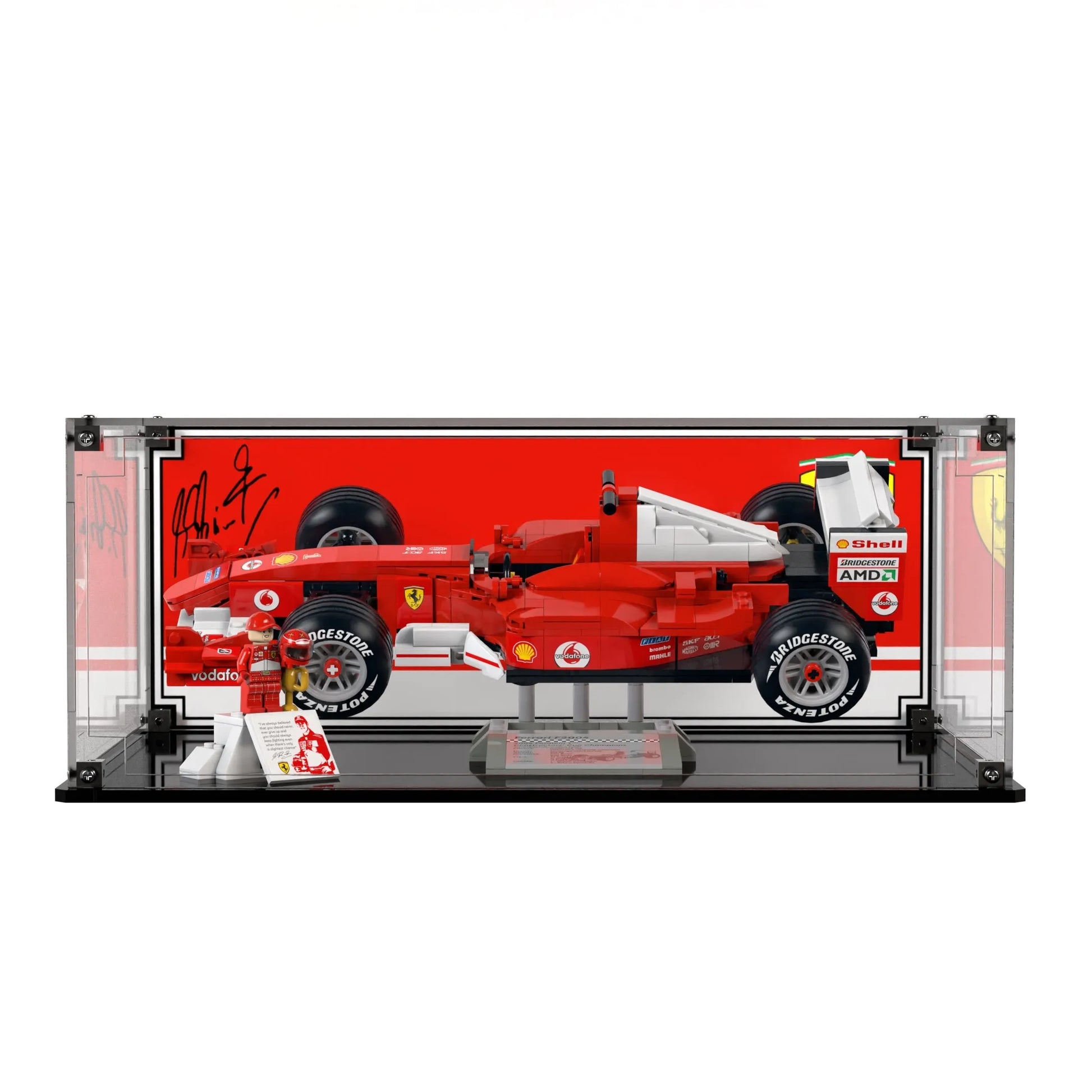 LEGO Ferrari F2004 & Michael Schumacher 11375 Display Case