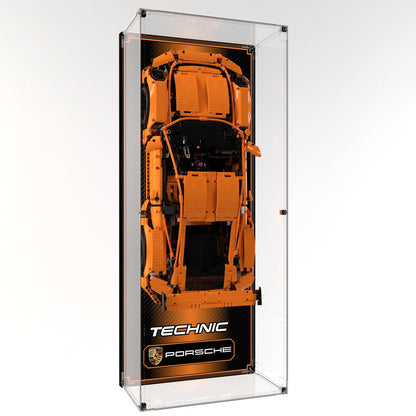 Wall Display Case For LEGO® Technic Porsche 911 GT3 RS 42056