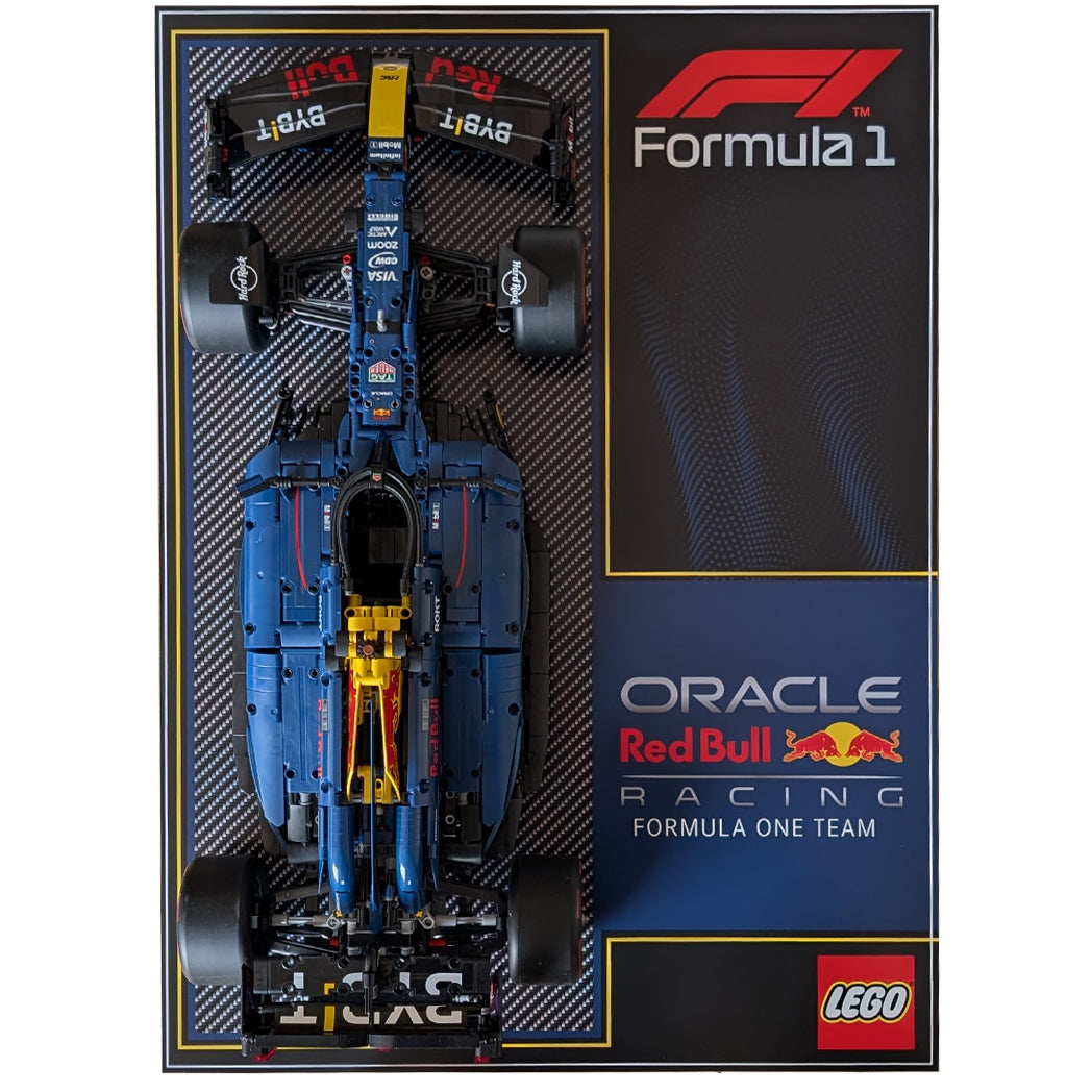 Lego Rb Wall Display Panel For LEGO Oracle Red Bull Racing RB20 F1 Car 42206 ...
