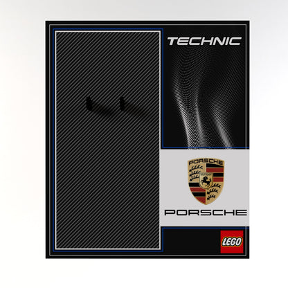 Wall Display Panel For LEGO® Technic Formula E® Porsche 99X Electric 42137