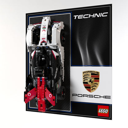 Wall Display Panel For LEGO® Technic Formula E® Porsche 99X Electric 42137