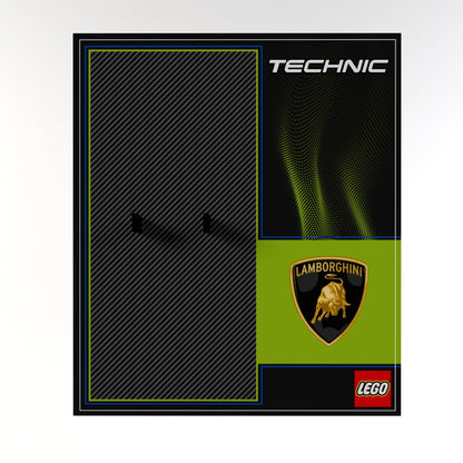 Wall Display Panel For LEGO® Technic Lamborghini Huracán Tecnica 42161