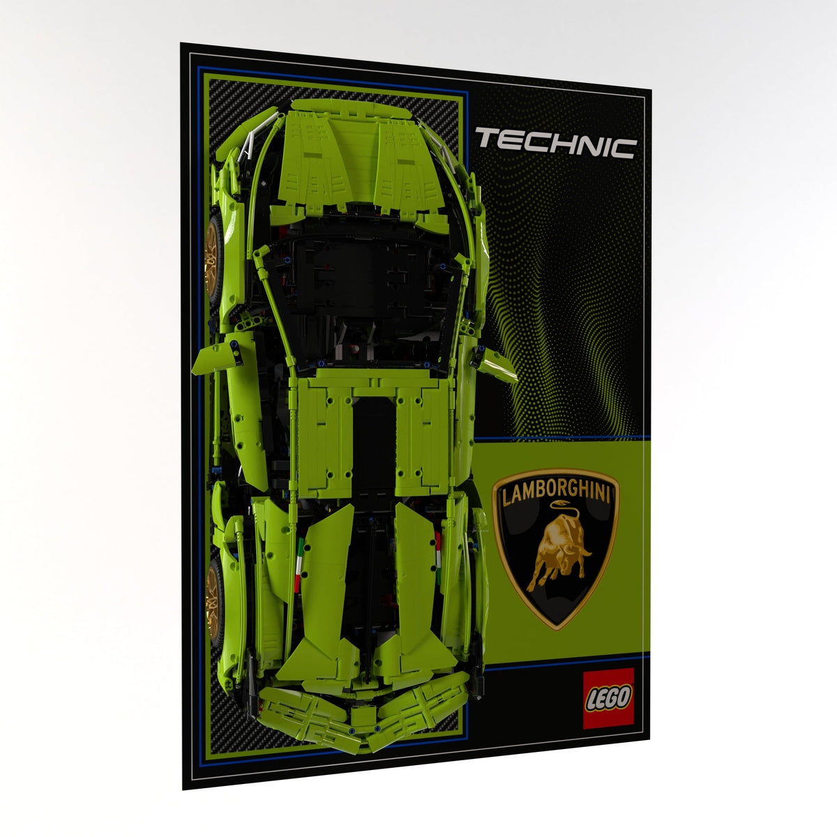 Wall Display Panel For LEGO® Technic Lamborghini Sián FKP 37 42115