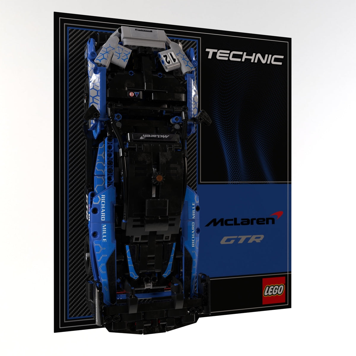 Wall Display Panel For LEGO® Technic McLaren Senna GTR™ 42123