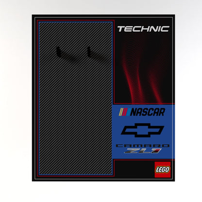 Wall Display Panel For LEGO® Technic NASCAR® Next Gen Chevrolet Camaro ZL1 42153