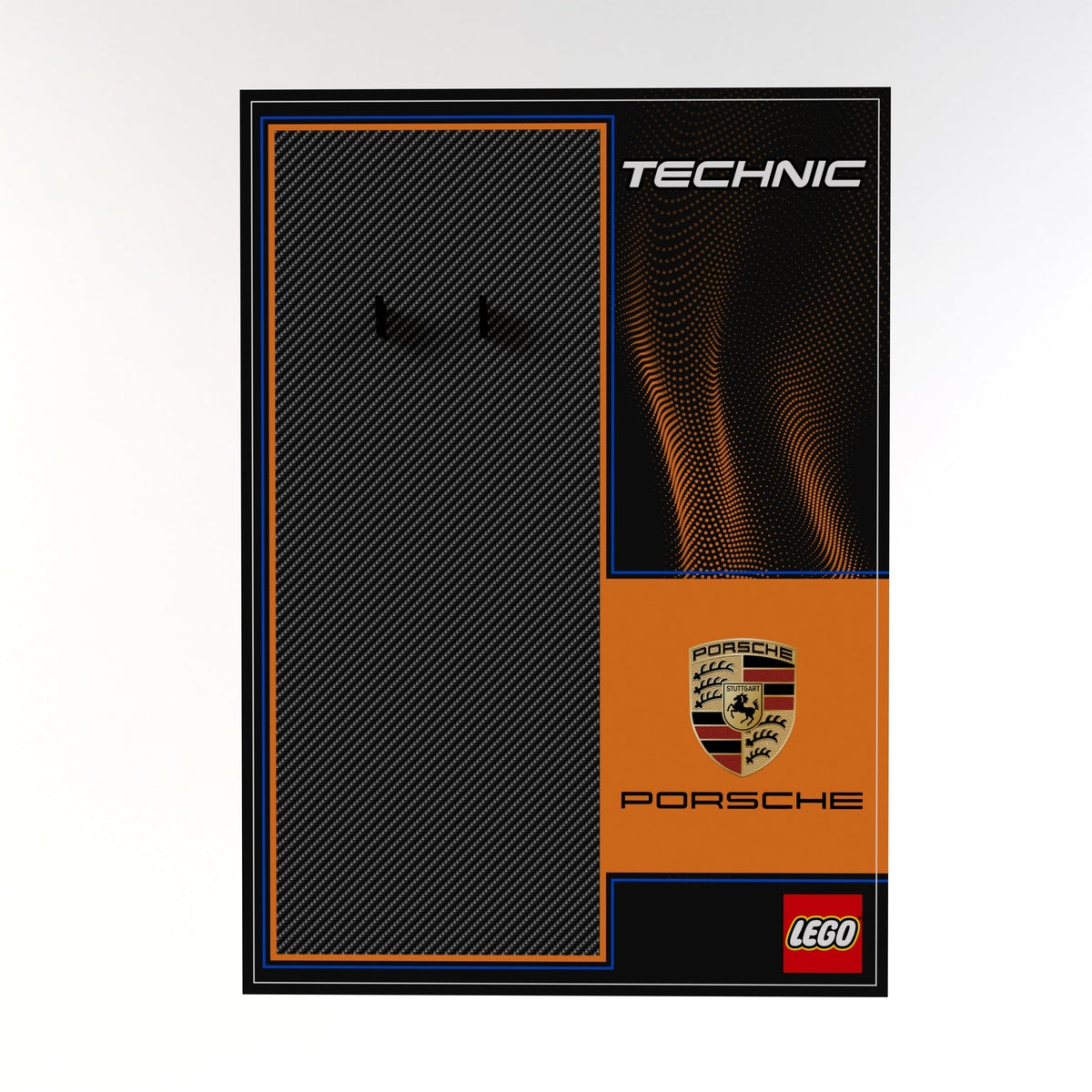 Wall Display Panel For LEGO® Technic Porsche 911 GT3 RS 42056