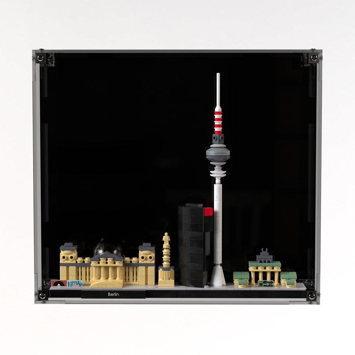 Wall Mounted Display Case For LEGO® Architecture Berlin 21027