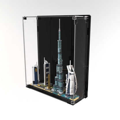 Wall Mounted Display Case For LEGO® Architecture Dubai 21052