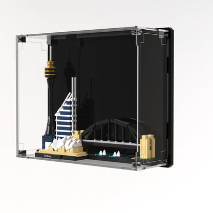 Wall Mounted Display Case For LEGO® Architecture Sydney 21032