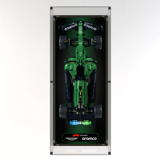 Wall Display Case For LEGO Aston Martin Aramco AMR25 F1 Car 42240